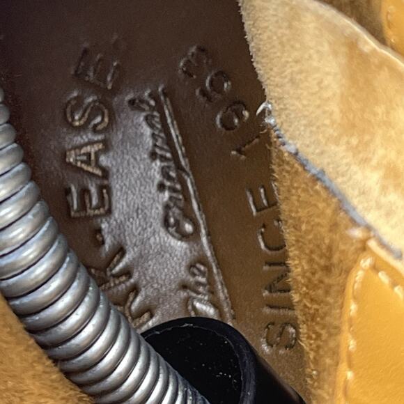 Kork-Ease Women's Michelle Black Leather Side Zip Biker Wedge Boots Size 6.5 - Picture 6 of 10